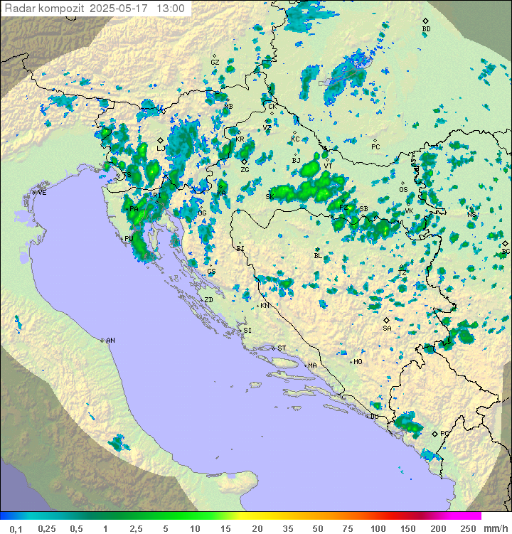 Padavine Hrvaška
