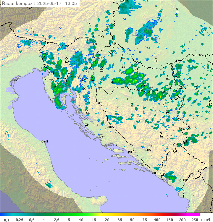 Padavine Hrvaška