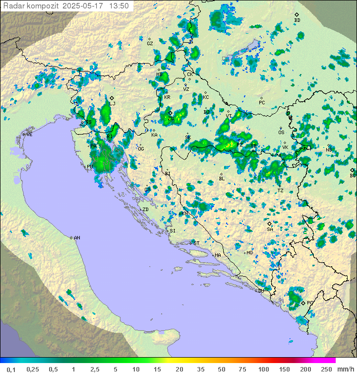 Padavine Hrvaška