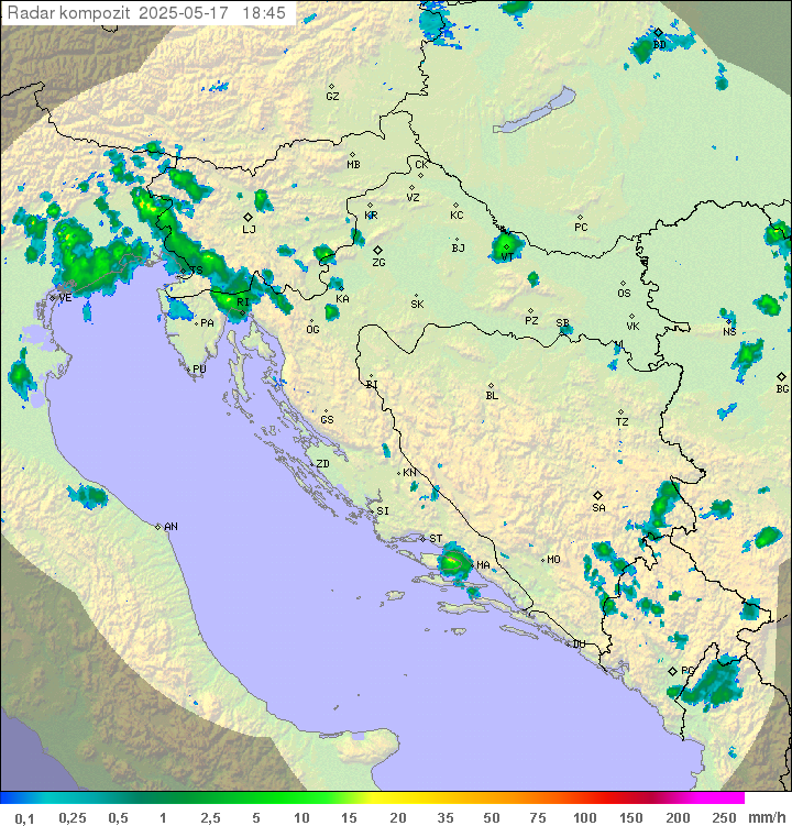 Padavine Hrvaška
