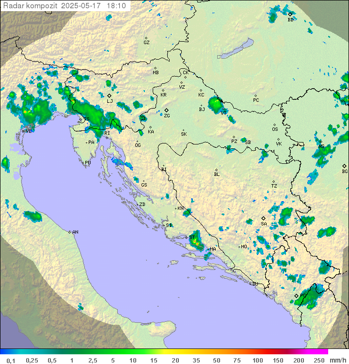 Padavine Hrvaška