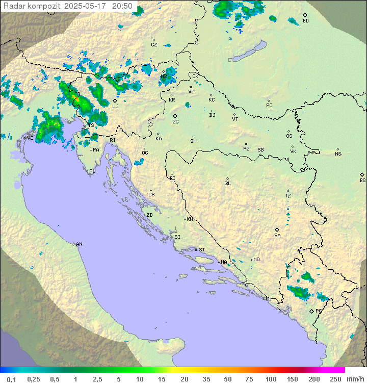 Padavine Hrvaška