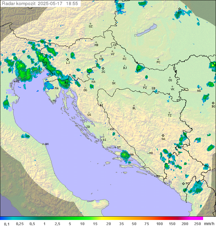 Padavine Hrvaška