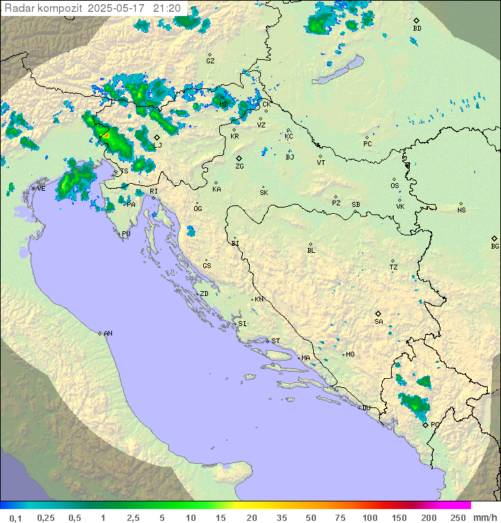 Padavine Hrvaška