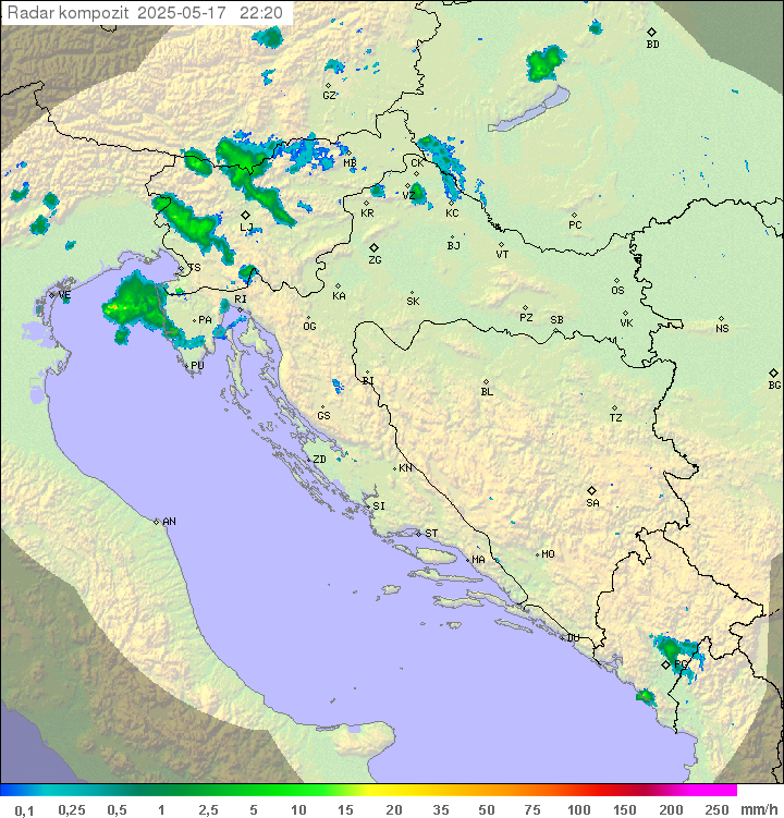 Padavine Hrvaška