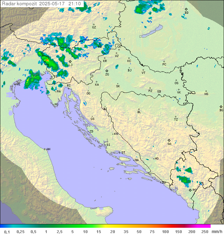 Padavine Hrvaška