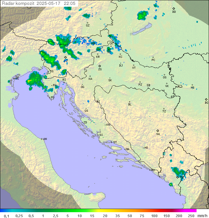 Padavine Hrvaška