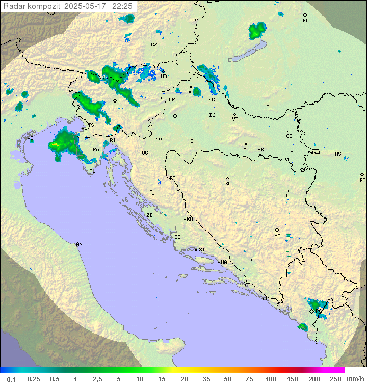 Padavine Hrvaška