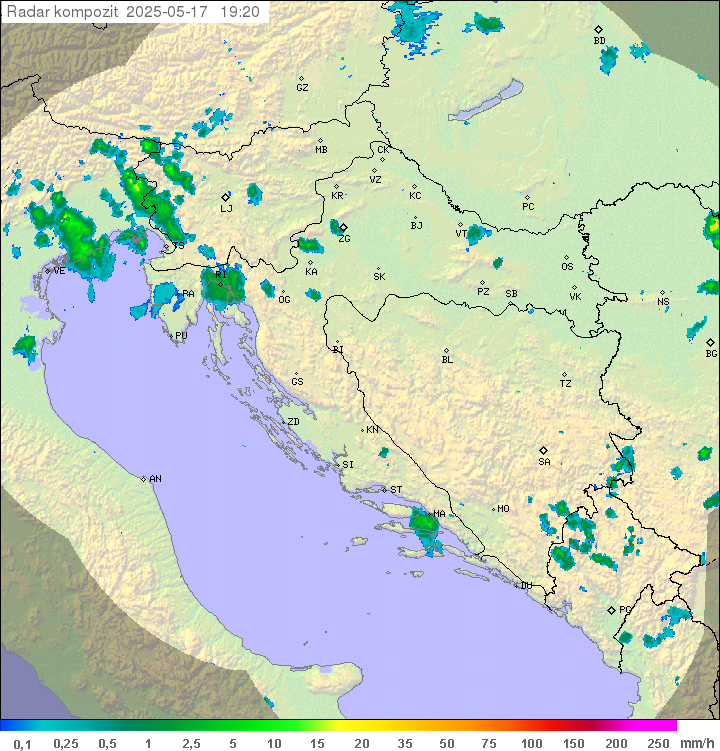 Padavine Hrvaška