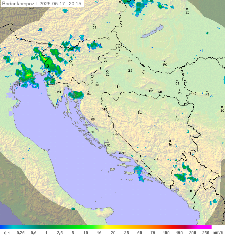 Padavine Hrvaška