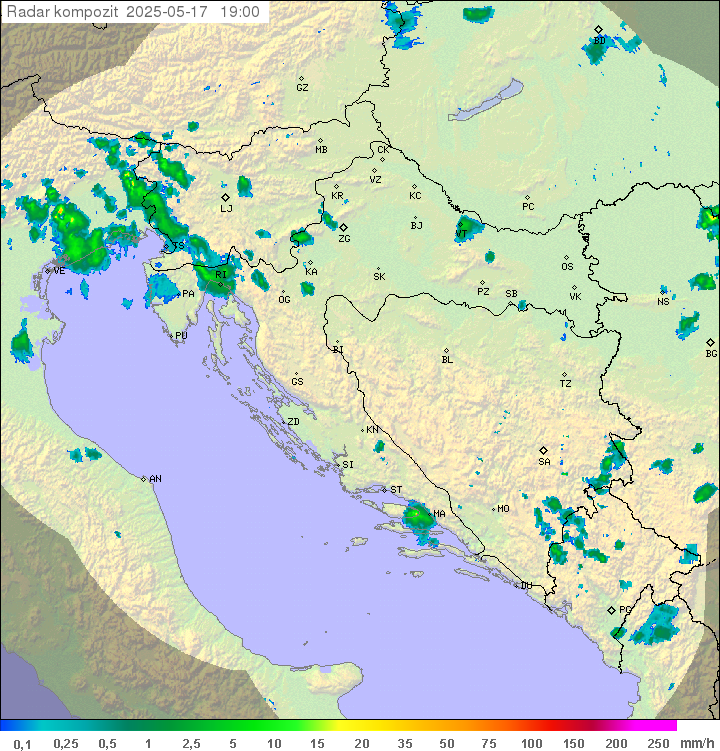 Padavine Hrvaška