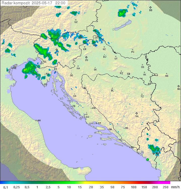 Padavine Hrvaška