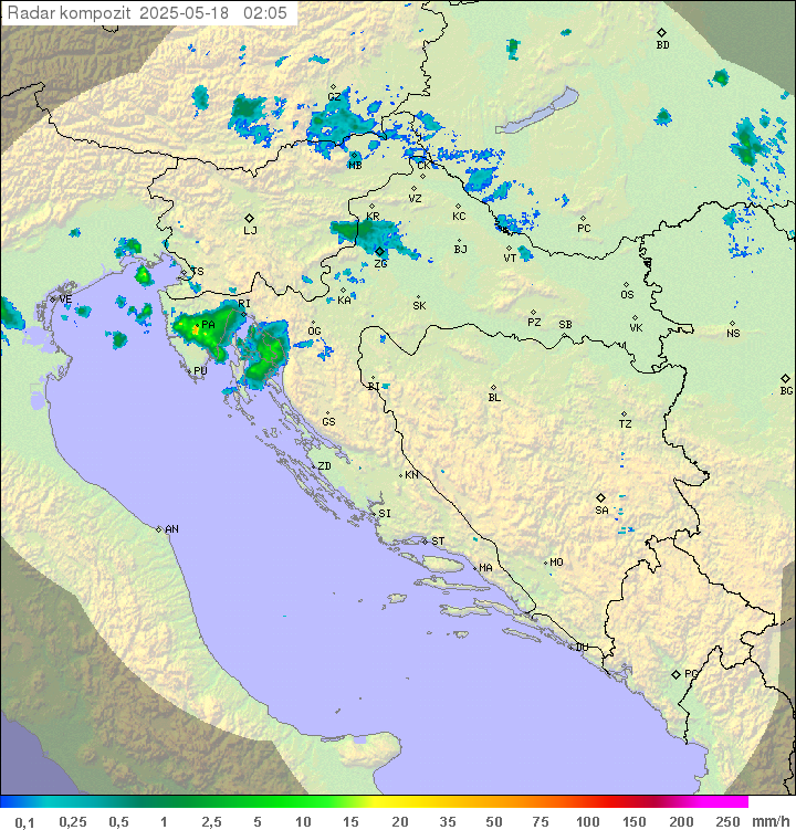 Padavine Hrvaška