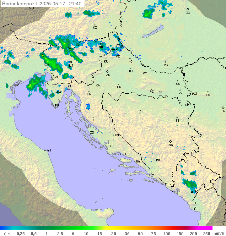 Padavine Hrvaška