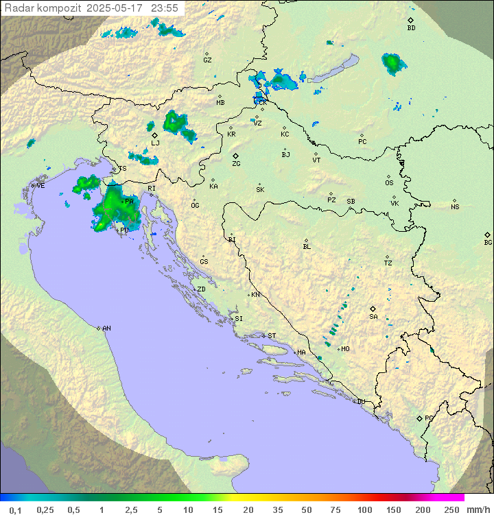 Padavine Hrvaška