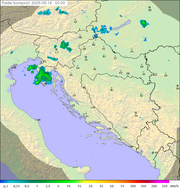Padavine Hrvaška
