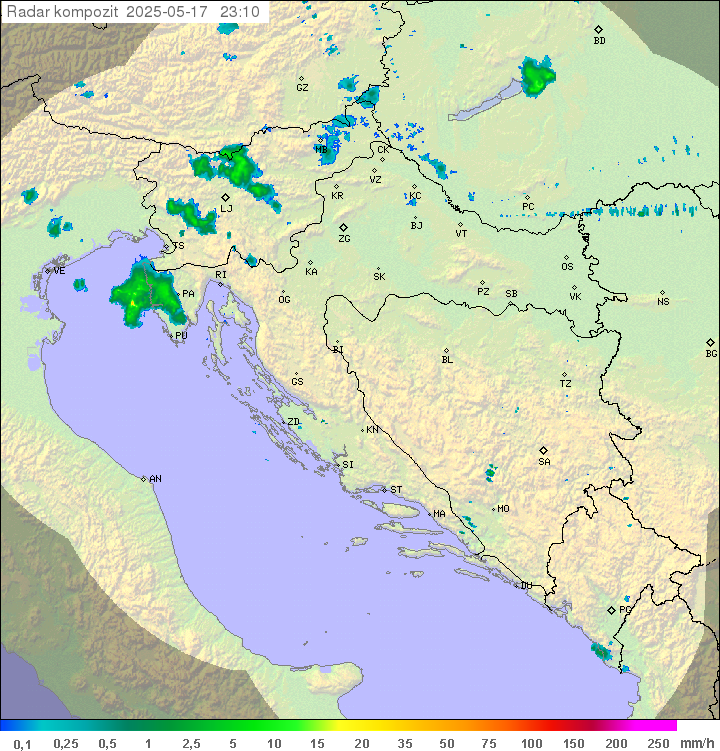 Padavine Hrvaška