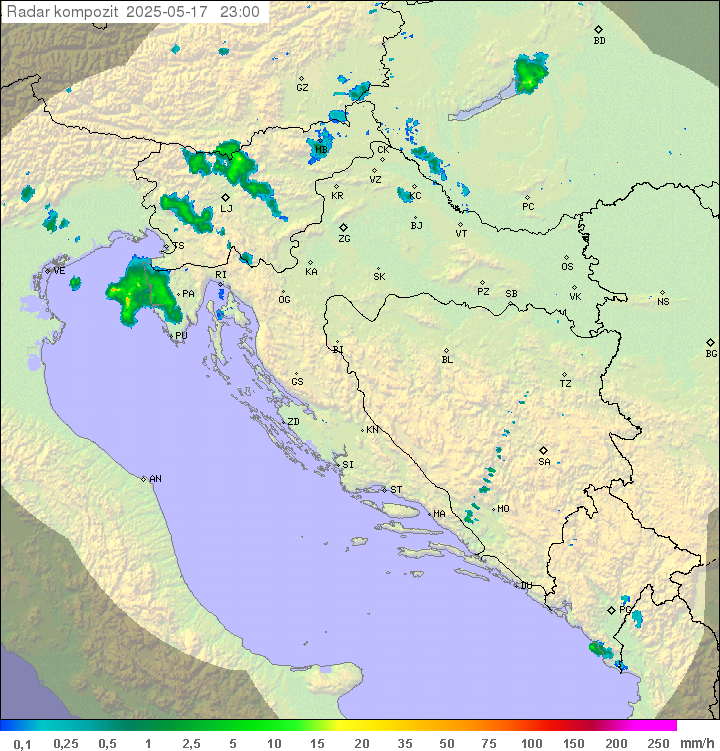 Padavine Hrvaška