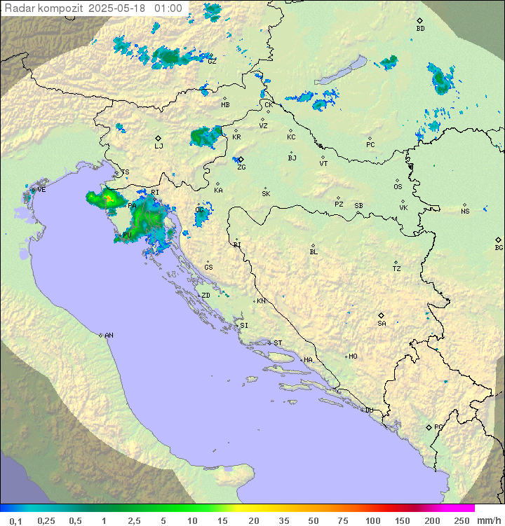Padavine Hrvaška