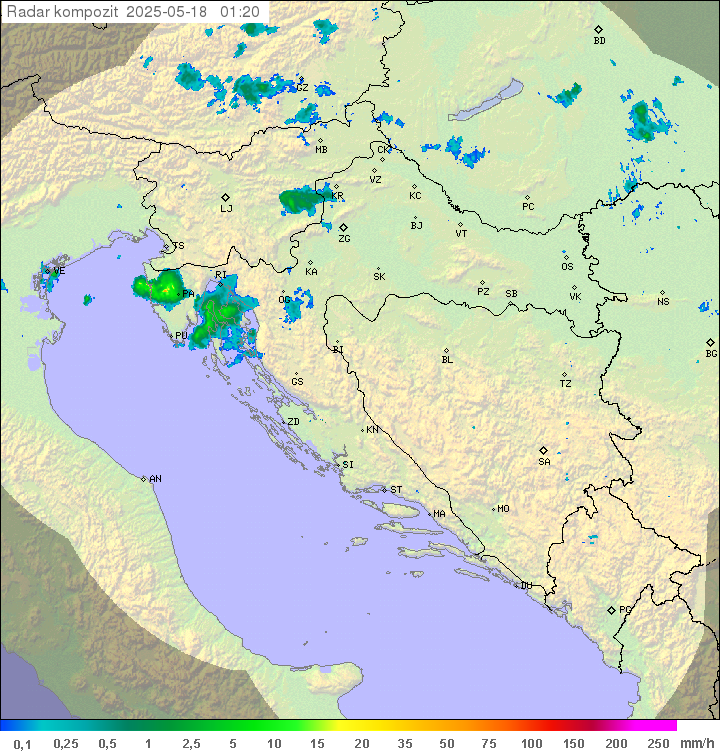 Padavine Hrvaška