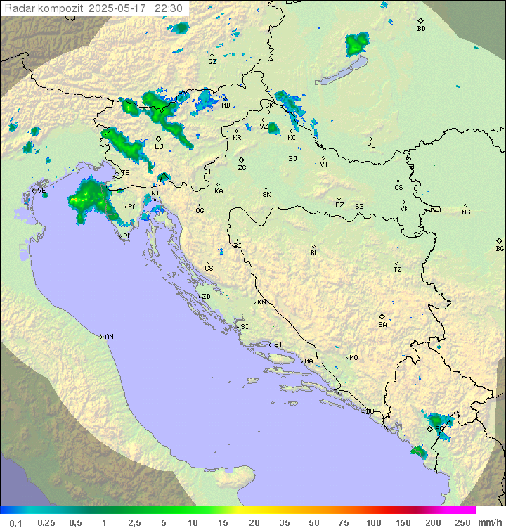 Padavine Hrvaška
