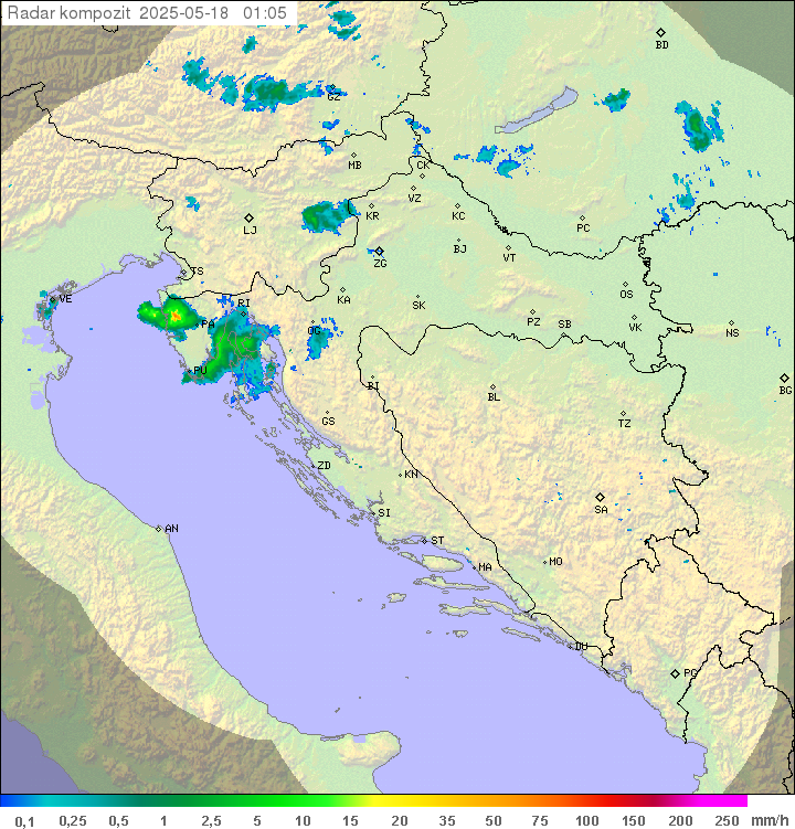 Padavine Hrvaška
