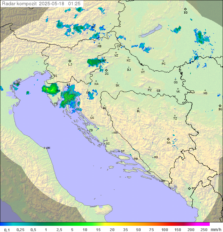 Padavine Hrvaška