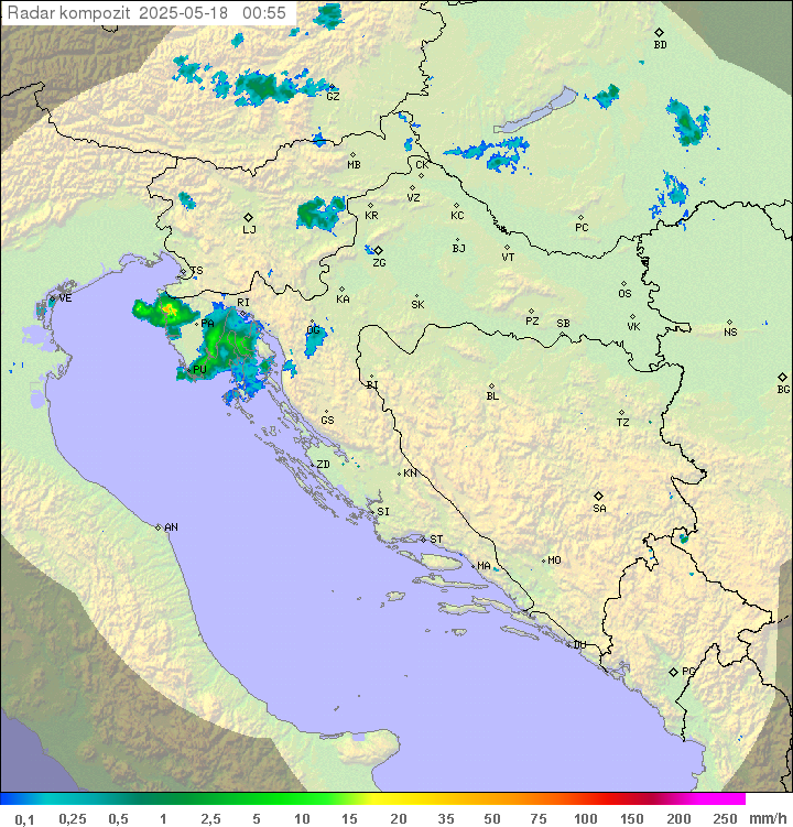 Padavine Hrvaška
