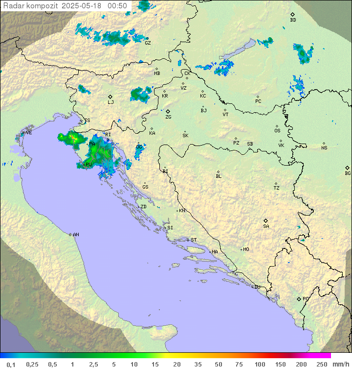 Padavine Hrvaška