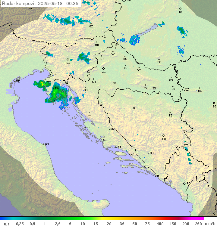 Padavine Hrvaška