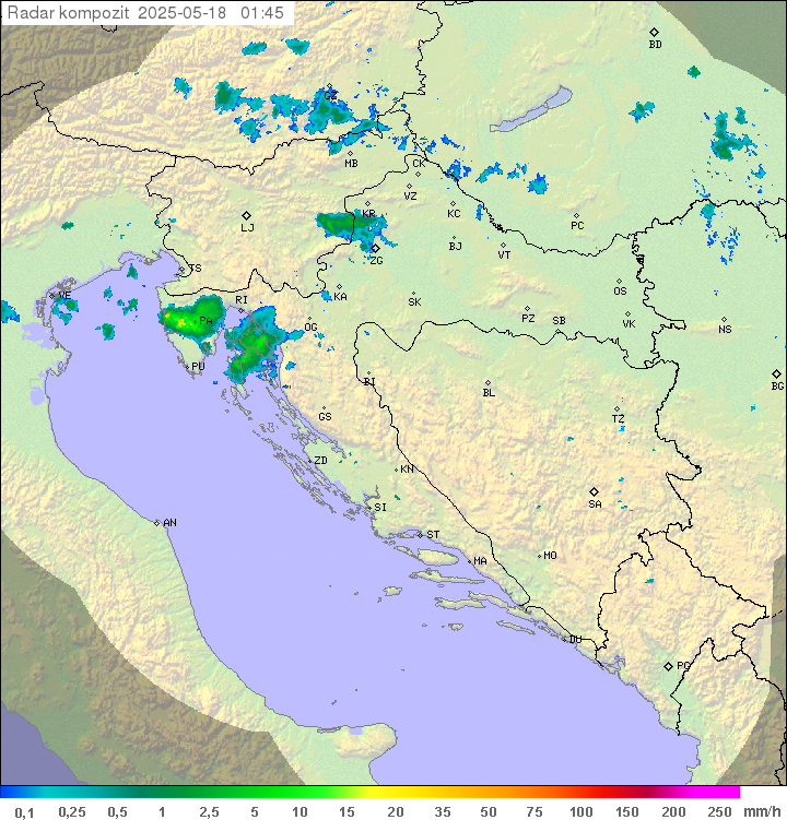 Padavine Hrvaška