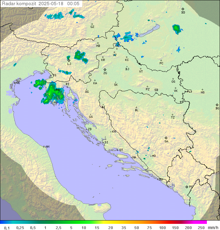 Padavine Hrvaška
