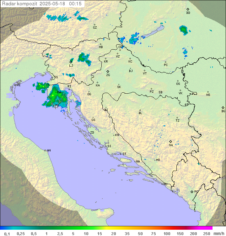Padavine Hrvaška