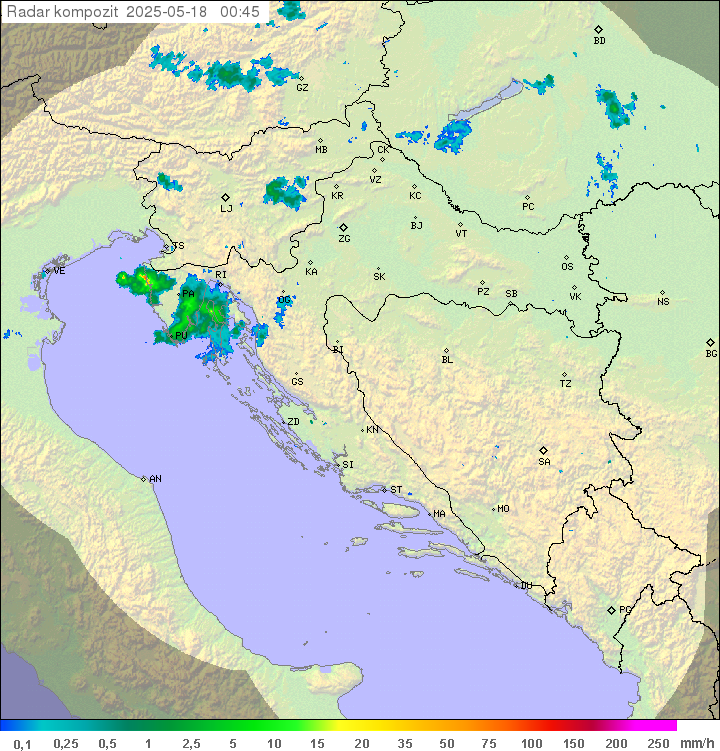Padavine Hrvaška
