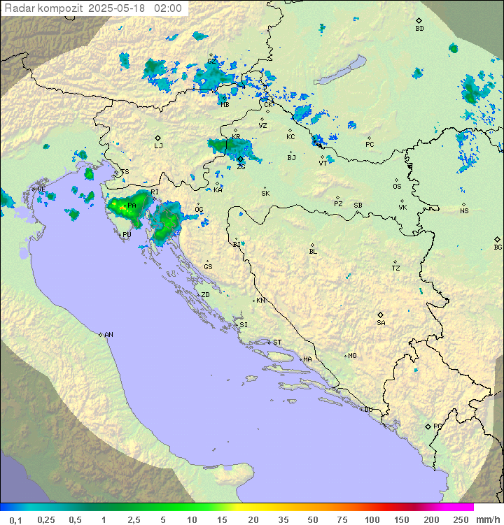 Padavine Hrvaška