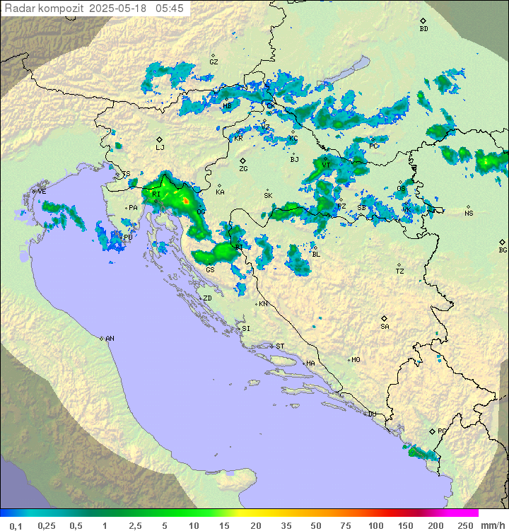 Padavine Hrvaška