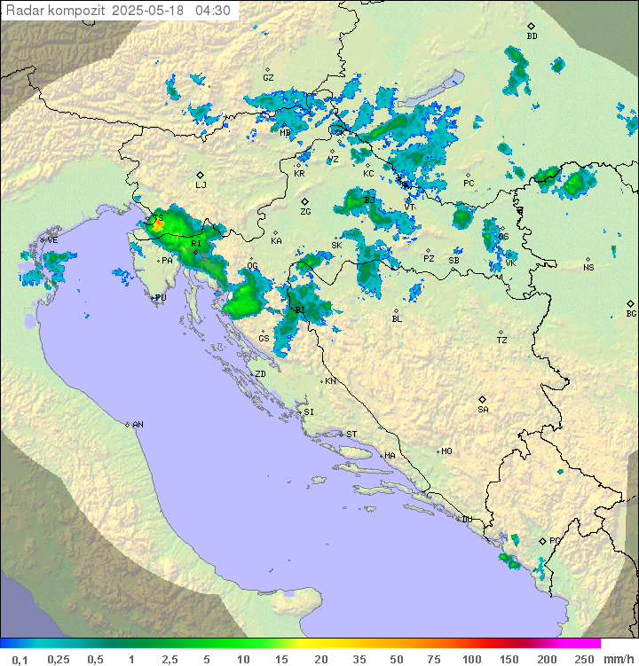 Padavine Hrvaška