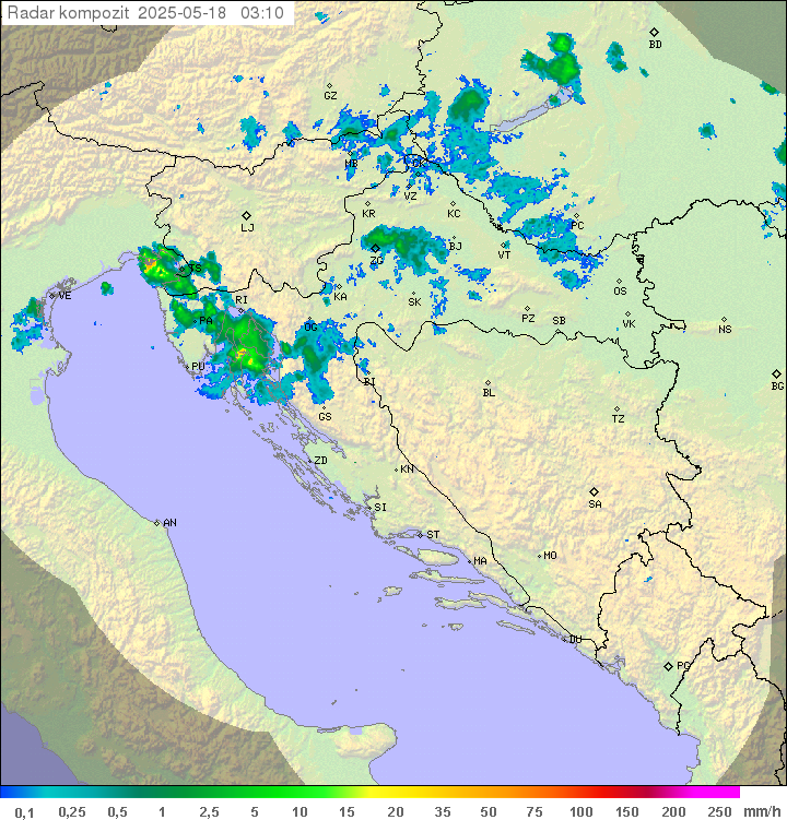Padavine Hrvaška
