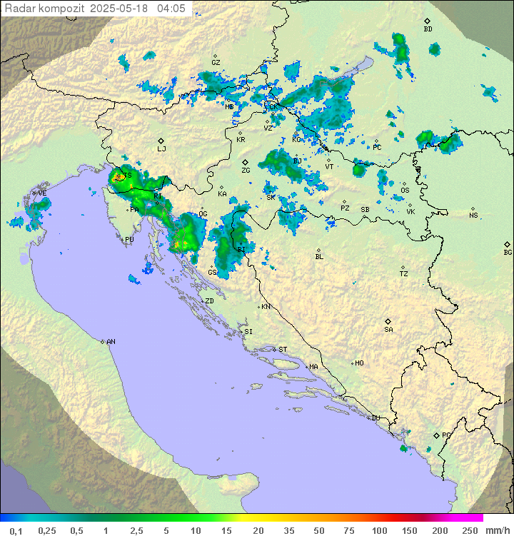 Padavine Hrvaška