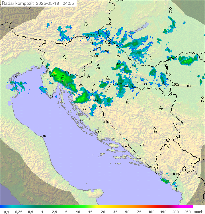 Padavine Hrvaška