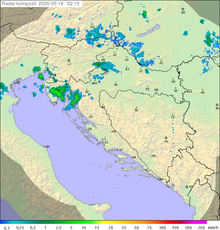 Padavine Hrvaška