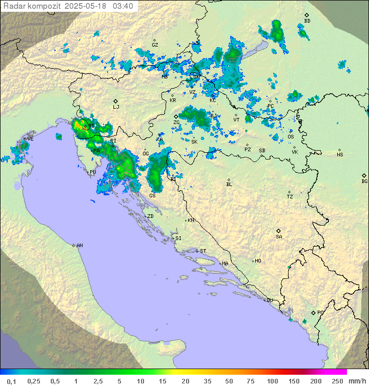 Padavine Hrvaška
