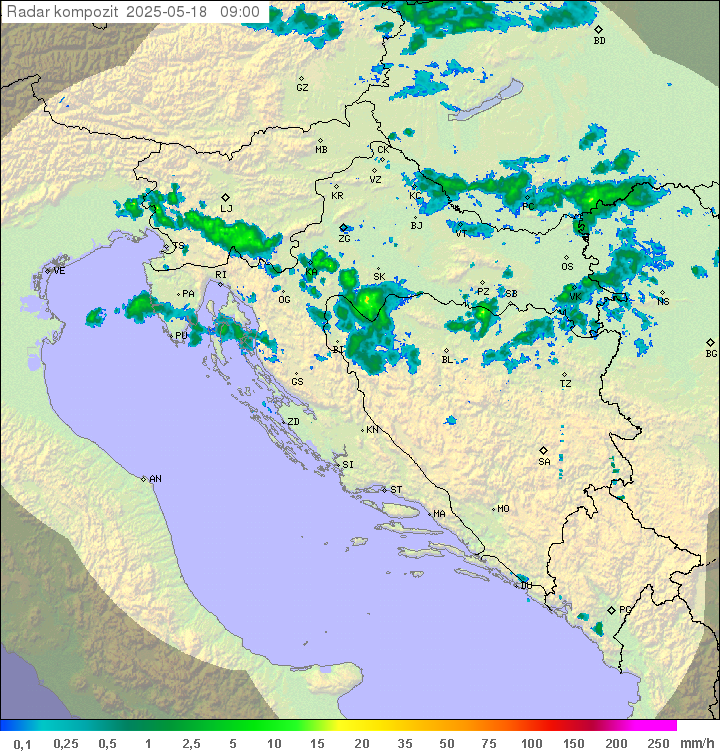Padavine Hrvaška