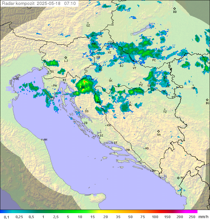Padavine Hrvaška