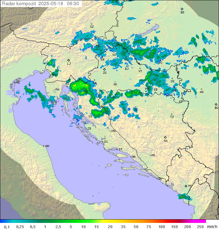 Padavine Hrvaška