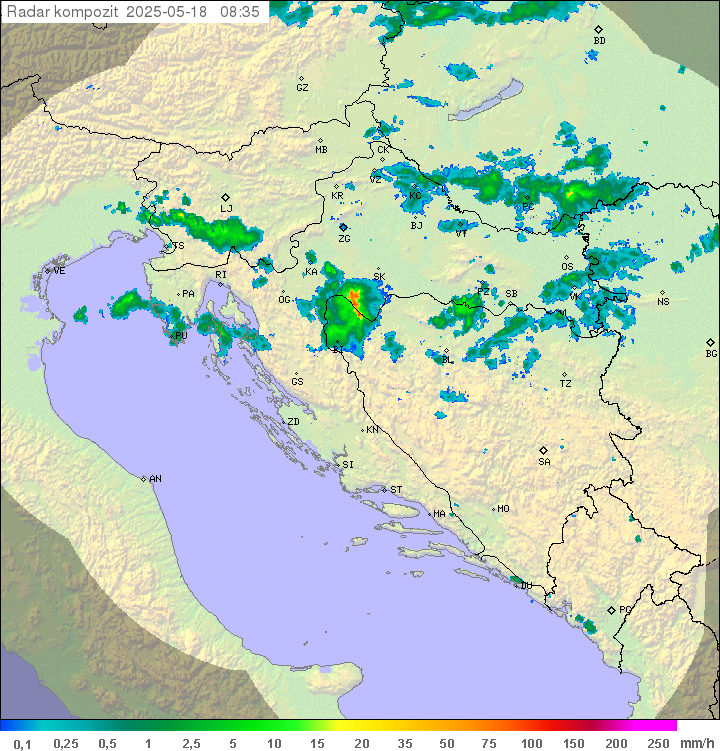 Padavine Hrvaška