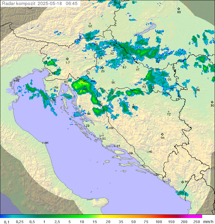 Padavine Hrvaška