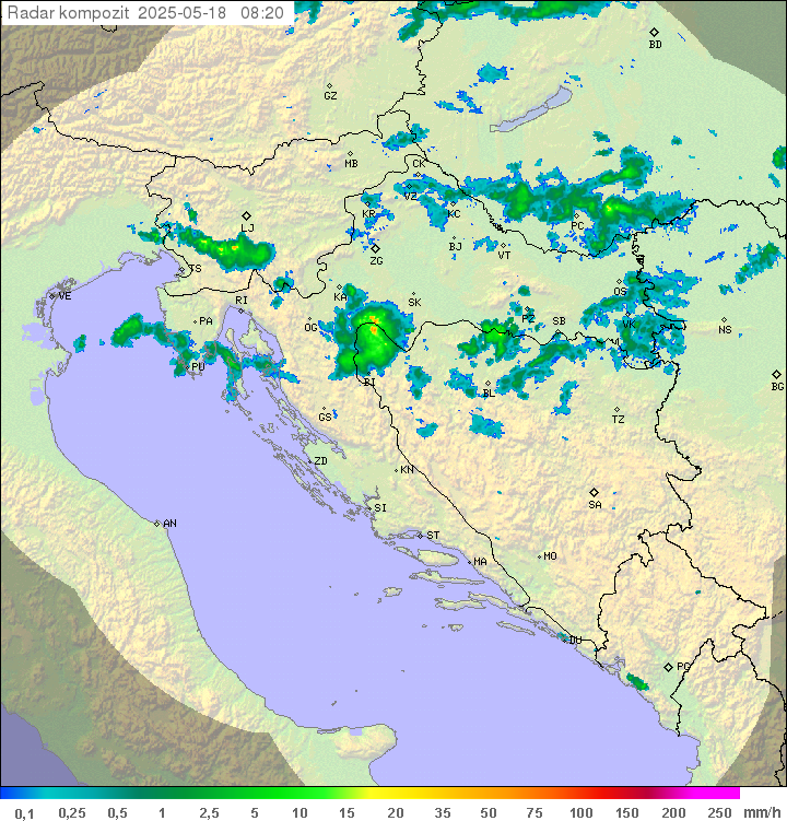 Padavine Hrvaška