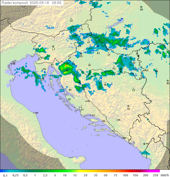 Padavine Hrvaška