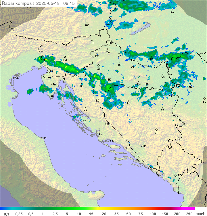 Padavine Hrvaška